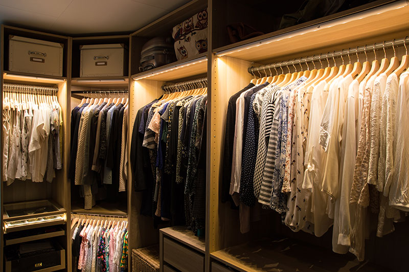closet organizado