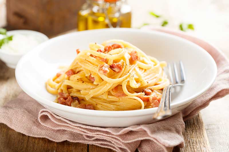 massa fresca a carbonara