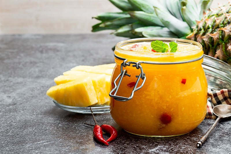chutney de abacaxi