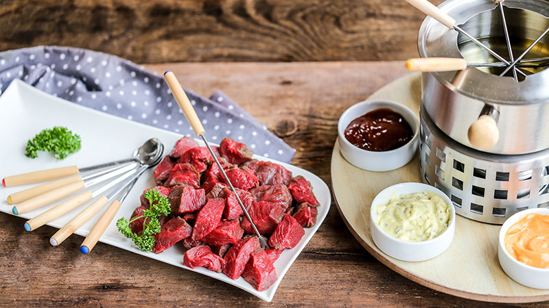 Acompanhamentos para fondue