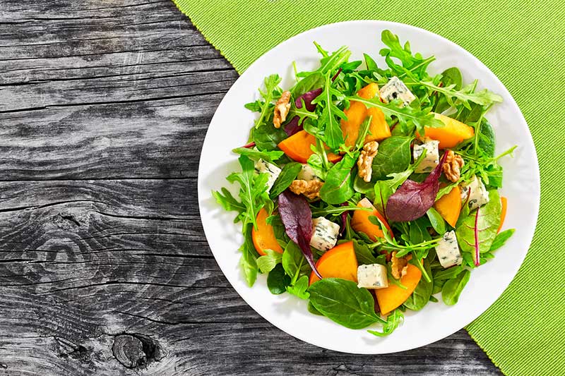 fruta na salada