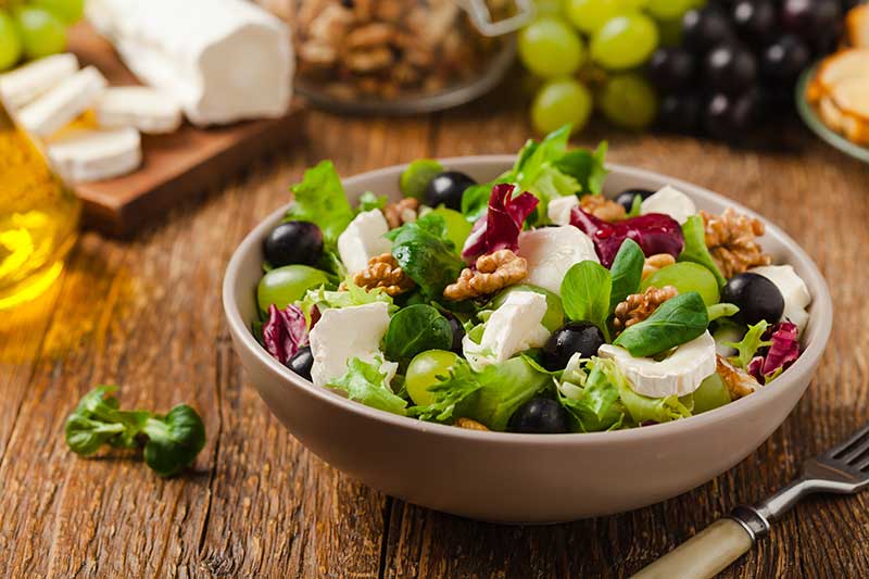 frutas na salada