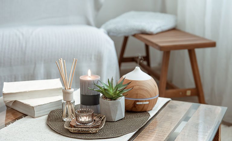 essências para aromatizar a casa