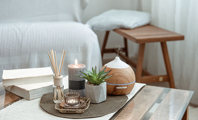 essências para aromatizar a casa
