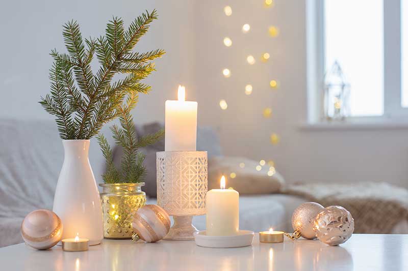decorar com velas