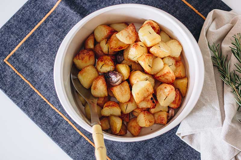 receita de batatas assadas