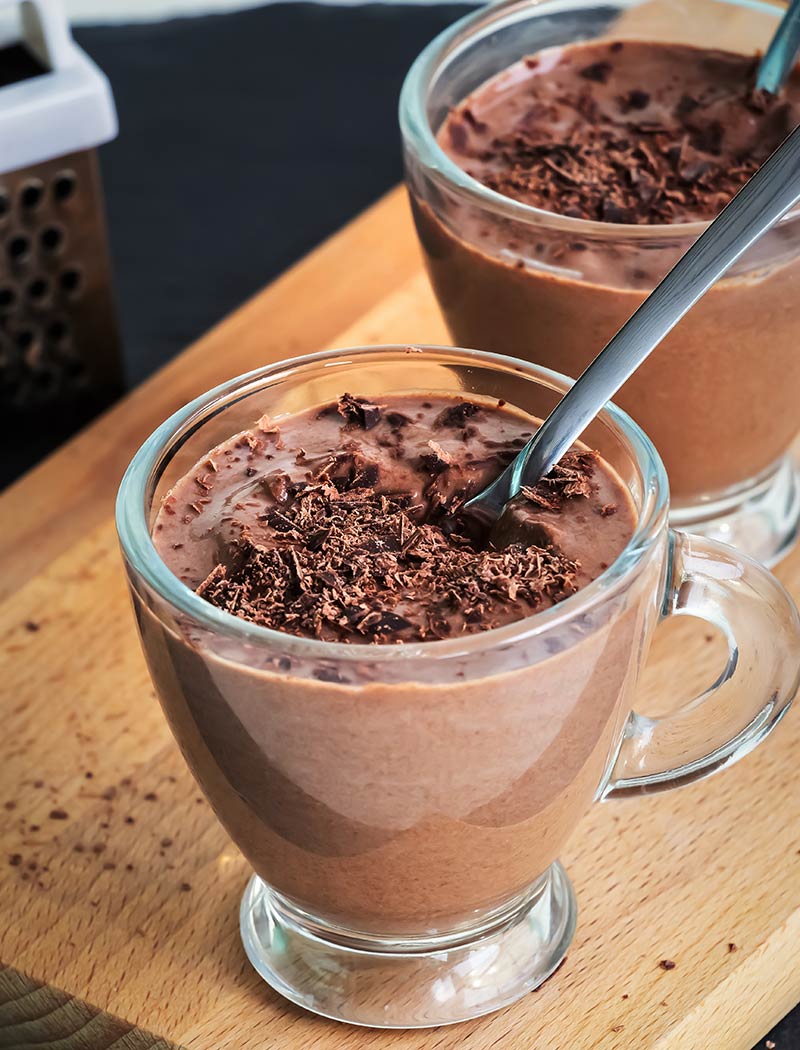 mousse de chocolate