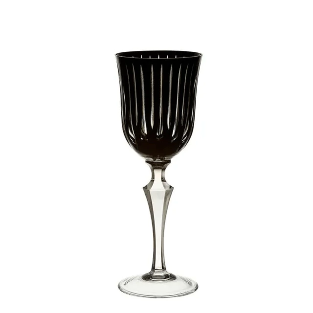 Taça de Cristal para Vinho Branco Strauss Preta 310ml